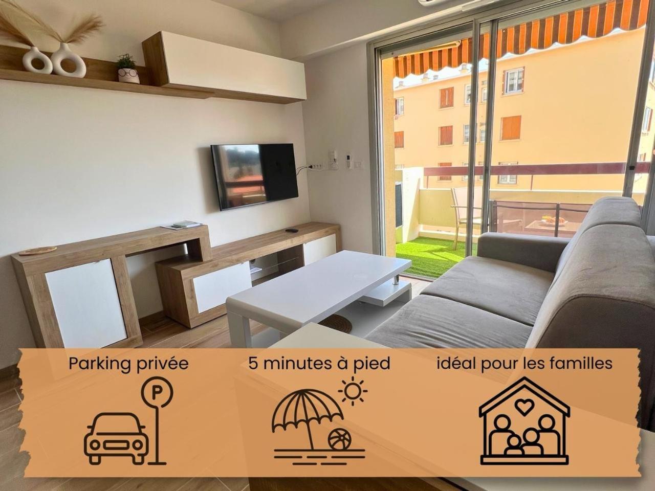 Studio Kialeo Pres De La Plage Avec Parking Roquebrune-Cap-Martin Bagian luar foto